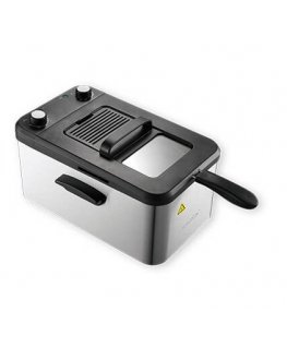 Brock Electronics DF 3001 SS gruzdintuvė Vienas 3,2 L 2200 W Juoda, Nerūdijančiojo plieno