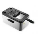 Brock Electronics DF 3001 SS taukvāres katls Viens 3,2 L 2200 W Dziļš taukvāris Melns, Nerūsējošs tē Brock Electronics DF 3001 SS taukvāres katls Viens 3,2 L 2200 W Dziļš taukvāris Melns, Nerūsējošs tē