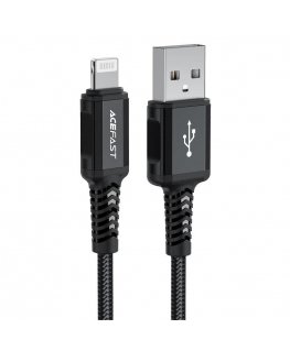 USB kabelis Acefast C4-02 MFi USB-A to Lightning 1.8m juodas