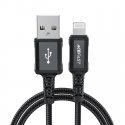 USB kabelis Acefast C4-02 MFi USB-A to Lightning 1.8m juodas USB kabelis Acefast C4-02 MFi USB-A to Lightning 1.8m juodas