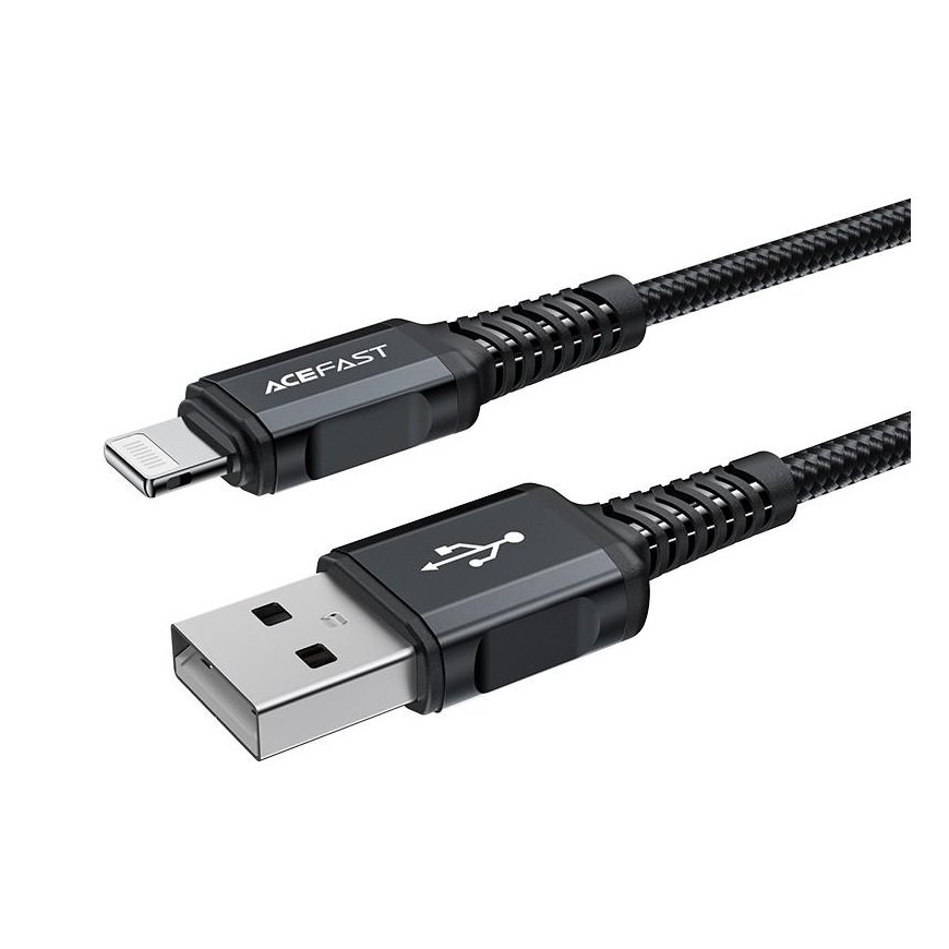 USB cable Acefast C4-02 MFi USB-A to Lightning 1.8m black – 3