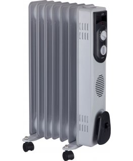 JATA R107 Sisätila Harmaa 1500 W Öljysähkölämmitin