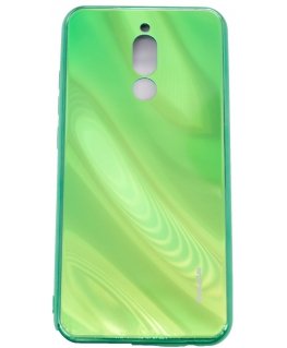 Evelatus Xiaomi Redmi 8 Water Ripple Full Color Electroplating Tempered Glass Green