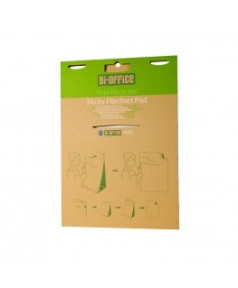 Self-adhesive desk conference pad BI-OFFICE EARTH, 20 sheets, 65 x 98 cm