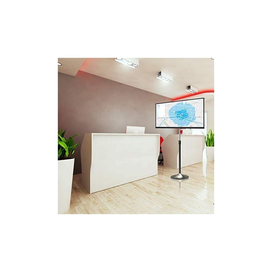 Techly ICA-TR10 advertising screen holder 68.6 cm (27") Silver – 4