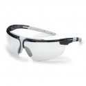 Safety goggles Uvex i-3 clear lens, supravision excellence (non-scratch and anti-fog) coating, black / gray legs. Packed in reta Safety goggles Uvex i-3 clear lens, supravision excellence (non-scratch and anti-fog) coating, black / gray legs. Packed in reta