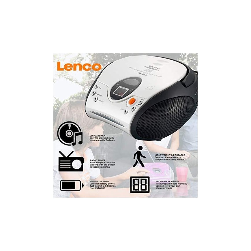 Lenco SCD-24 Digital Black, White – 5