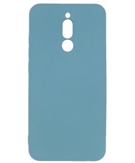 Evelatus Xiaomi Redmi 8 Soft Touch Silicone Case with Strap Blue