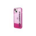 Karl Lagerfeld KLHCP14LLCKVF iPhone 14 Pro 6.1 Pink/Pink Hardcase Liquid Glatter Elong Karl Lagerfeld KLHCP14LLCKVF iPhone 14 Pro 6.1 Pink/Pink Hardcase Liquid Glatter Elong