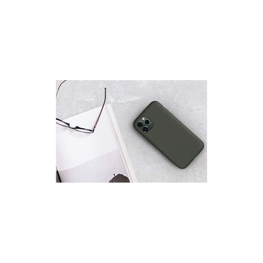 Case UNIQ accessory Lino Hue iPhone 11 Pro Max sary / moss gray – 2