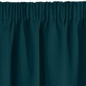 Eurofirany LOGAN blackout type blackout night curtain, 135 X 270 cm, strip / tunnel / hooks, color: dark turquoise Eurofirany LOGAN blackout type blackout night curtain, 135 X 270 cm, strip / tunnel / hooks, color: dark turquoise