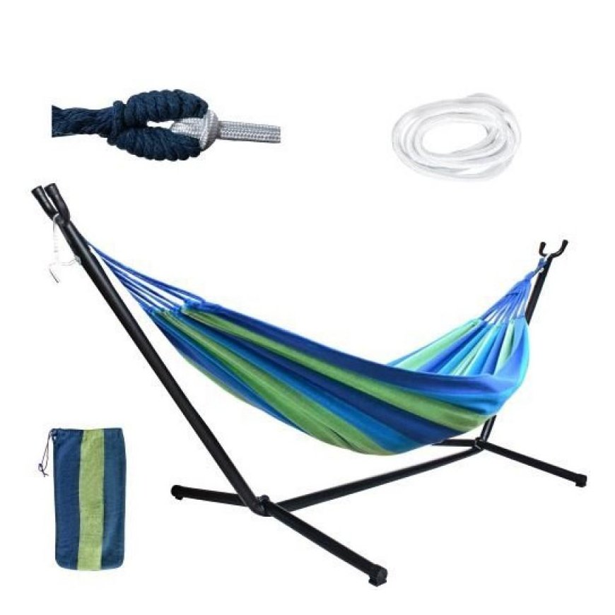 Malatec Sodo hamakas 200x150 cm su remeliu