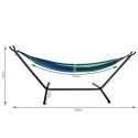 Malatec Sodo hamakas 200x150 cm su remeliu