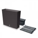 Prosperplast Flower pot RATO CASE MIDDLE - umber Prosperplast Flower pot RATO CASE MIDDLE - umber