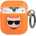 Karl Lagerfeld Karl Lagerfeld KLA2UCHFO AirPods Cover Orange/Orange Bean