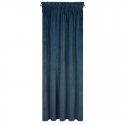 Night curtain made of soft velvet Eurofirany DIVA LINE RIA 140X270 cm, tape/tunnel/hooks, 300g/m2, color: dark blue