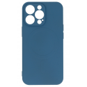 Mocco MagSilicone Soft Back Case Silicone Case for Apple iPhone 14 Plus Blue