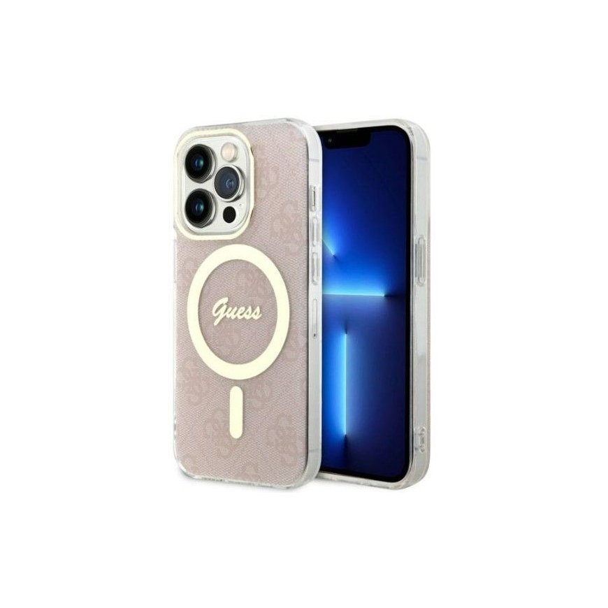 Guess Apple iPhone 14 Pro 6.1 hardcase 4G MagSafe Pink
