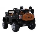 Lean Cars Elektromobilis vaikams Jeep JJ245 juodas Lean Cars Elektromobilis vaikams Jeep JJ245 juodas