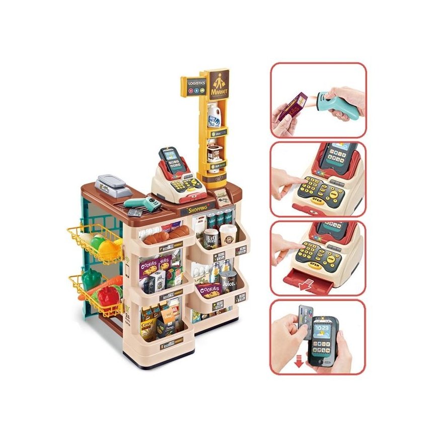 Toy shop with trolley and accessories 48 pcs. Whoopie – 3