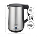 First Austria Metal kettle 1.7 l First FA-5407-5 First Austria Metal kettle 1.7 l First FA-5407-5