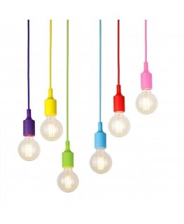 Hanging lamp Aptel ATL ZD74L Ceiling lamp with 6 rainbow arms