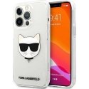 Karl Lagerfeld KLHCP13XCTR iPhone 13 Pro Max 6,7" kietu dėklu skaidri Choupette galvutė