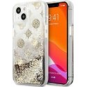 Dėklas Guess GUHCP13SLGPEGO iPhone 13 mini 5.4" auksinis/auksinis hardcase Peony Liquid Glitter Dėklas Guess GUHCP13SLGPEGO iPhone 13 mini 5.4" auksinis/auksinis hardcase Peony Liquid Glitter