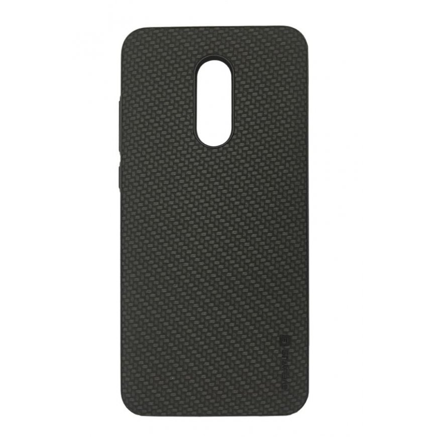 Evelatus Samsung Galaxy A6 2018 TPU case 2 with metal plate (possible to use with magnet car holder) Black