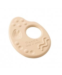 Natural color "Mochi" chewer - palette, 3 months+. Composition: 51% rice / Mochi tooth plate Natural Color