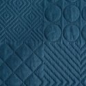 Eurofirany DESIGN 91 BONI / 5 Bedspread with quilt motif printed by hot pressing technique, 170X210 cm, color: blue Bedspread Eurofirany DESIGN 91 BONI / 5 Bedspread with quilt motif printed by hot pressing technique, 170X210 cm, color: blue Bedspread