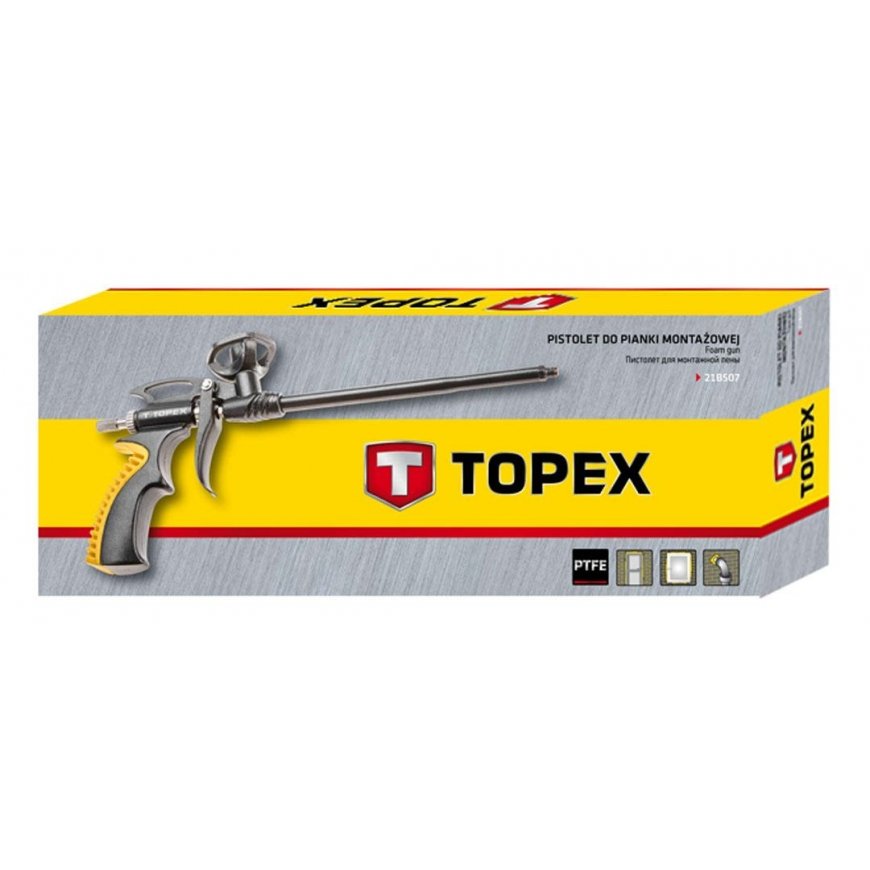 Topex teflono putplasčio pistoletas (21B507) – 2