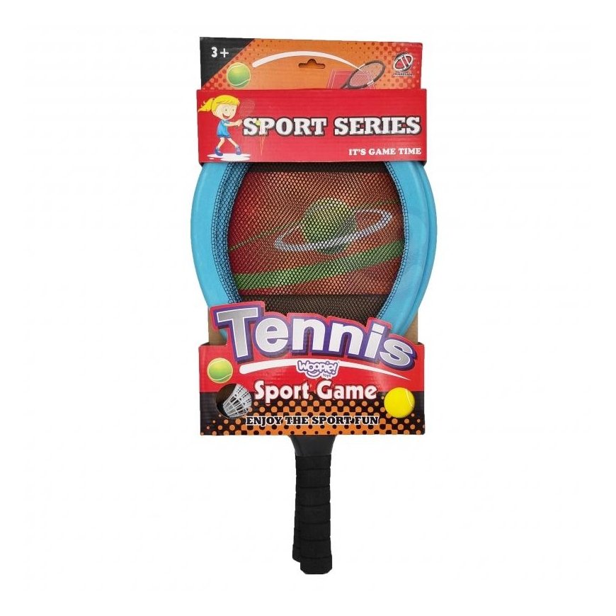 Teniso rakečių vaikams rinkinys + kamuoliukas Woopie – 3
