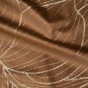 Eurofirany BLINK / 12 Velvet table runner with a large lotus flower pattern, 35X140 cm, color: brown Eurofirany BLINK / 12 Velvet table runner with a large lotus flower pattern, 35X140 cm, color: brown
