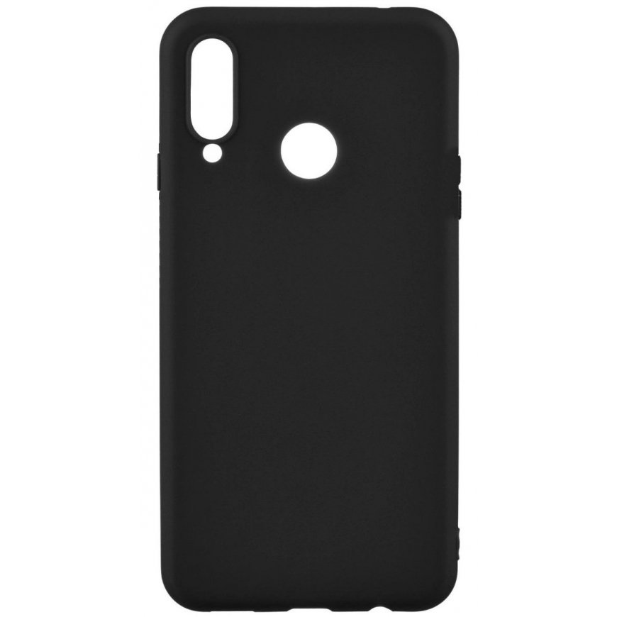 Evelatus Samsung Galaxy A20s Nano Silicone Case Soft Touch TPU Black