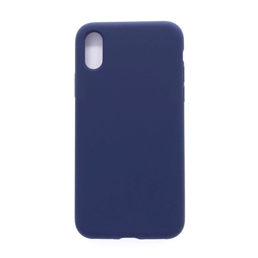 Evelatus Apple iPhone Xs MAX Nano Silicone Case Soft Touch TPU Midnight Blue
