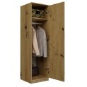 Topeshop SD-50 ARTISAN KPL guļamistabas skapis 5 plaukti 1 durvis Ozols Drēbju skapis Topeshop SD-50 ARTISAN KPL guļamistabas skapis 5 plaukti 1 durvis Ozols Drēbju skapis