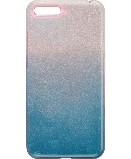 iLike Huawei Y6 2018 Gradient Glitter 3in1 case Blue