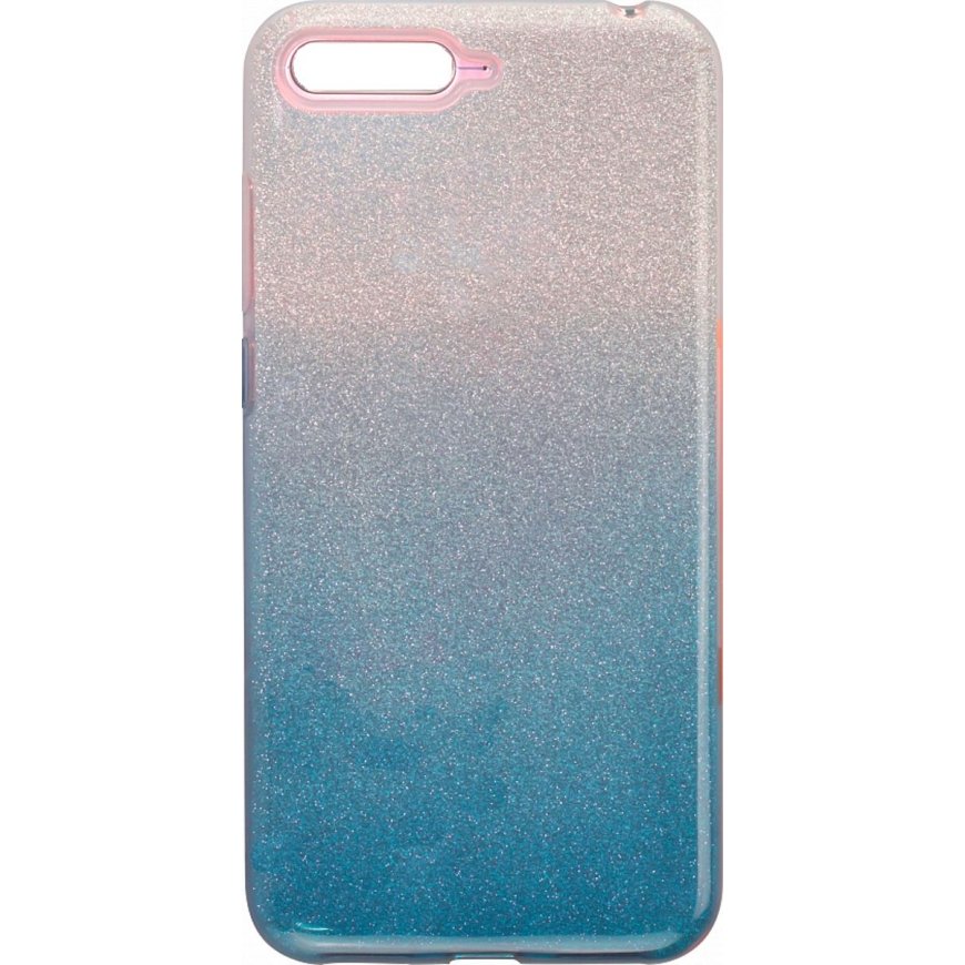 iLike Huawei Y6 2018 Gradient Glitter 3in1 case Blue