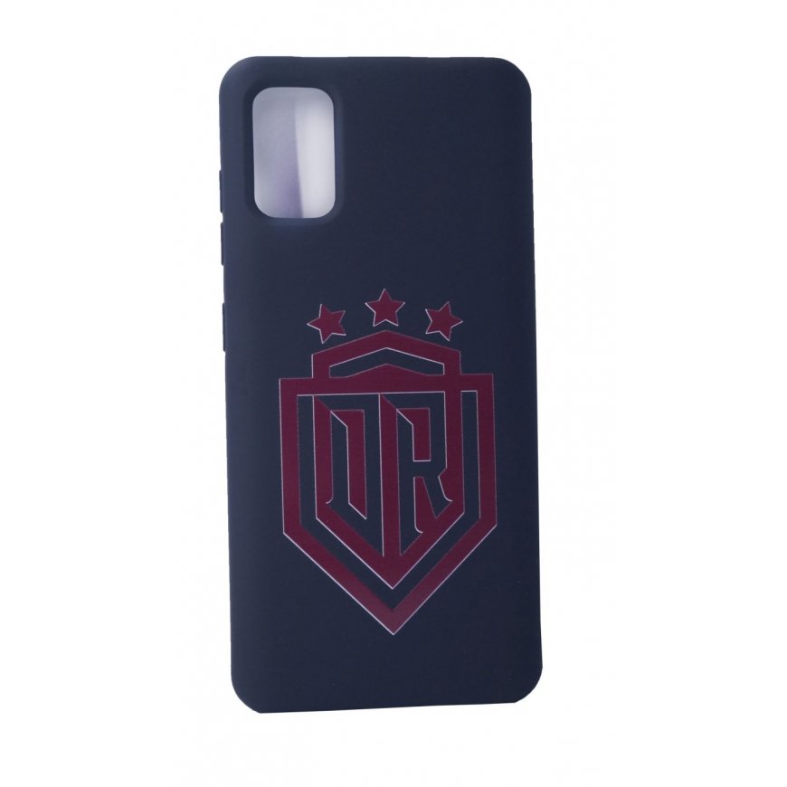 Evelatus Samsung Samsung A41 Soft Touch Silicone Case DR Logo N1 Red Black