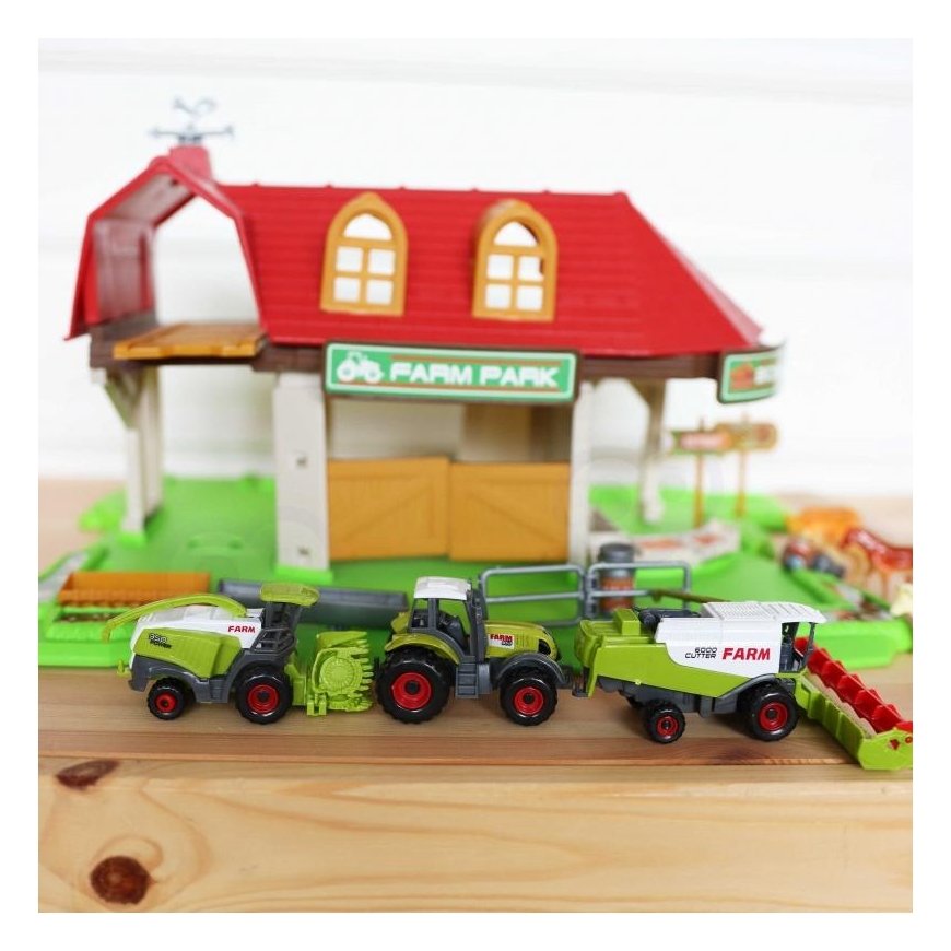 WOOPIE Set Farma Zagroda Traktory + Figurki 42 el. – 5