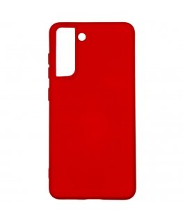Evelatus Samsung Galaxy S21 Nano Silicone Case Soft Touch TPU Red