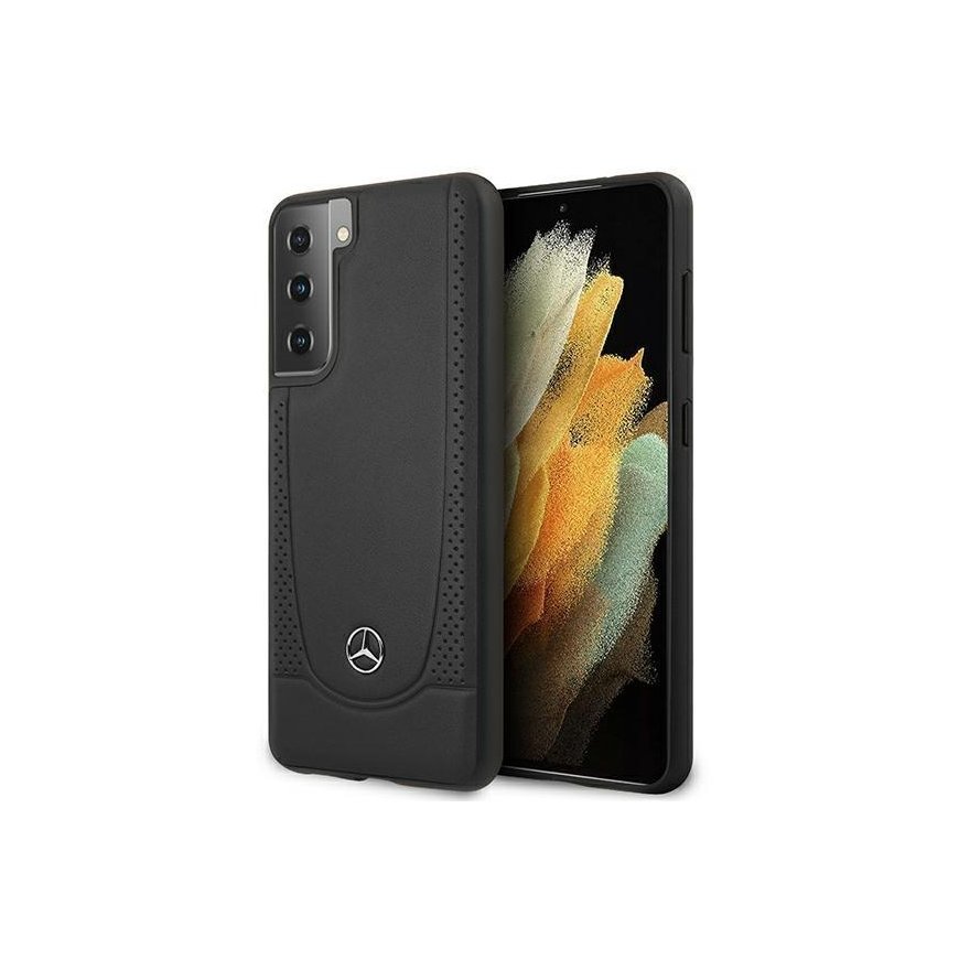 Case Mercedes MEHCS21MARMBK S21+ G996 black/black hard Urban Line
