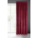 Night curtain made of soft velvet Eurofirany DIVA LINE RIA 140X270 cm, tape/tunnel/hooks, 300g/m2, color: burgundy Night curtain made of soft velvet Eurofirany DIVA LINE RIA 140X270 cm, tape/tunnel/hooks, 300g/m2, color: burgundy