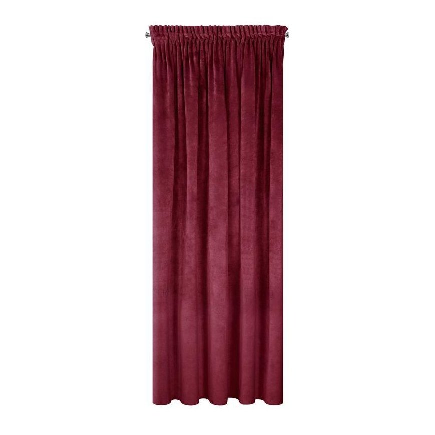 Night curtain made of soft velvet Eurofirany DIVA LINE RIA 140X270 cm, tape/tunnel/hooks, 300g/m2, color: burgundy – 4
