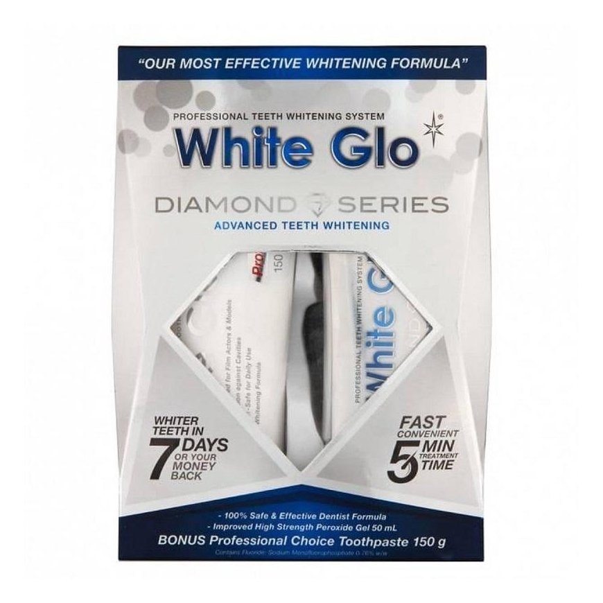 White Glo White Glo Diamond Series System teeth whitening kit – 3