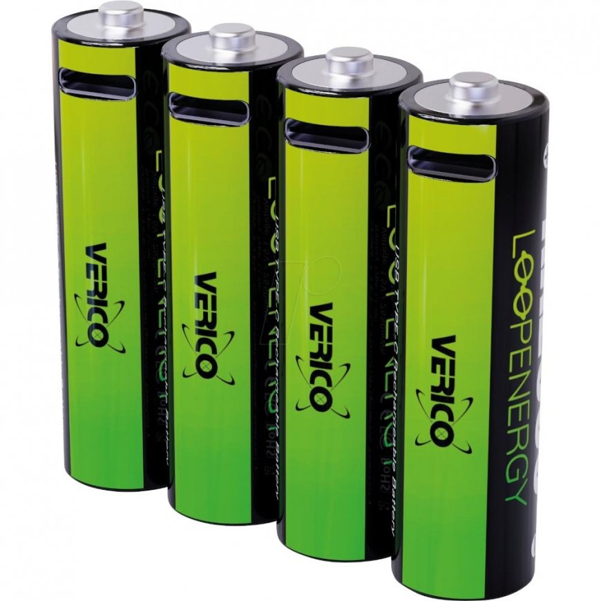 Verico LoopEnergy 4 AA packs, rechargeable