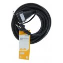 Deltaco GT-980 кабель питания Черный 10 m CEE7/7