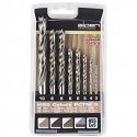 Grąžtas Alpen Cassette wood PCTM8, HSS Cobalt, 8 pcs , 1x O 3 0