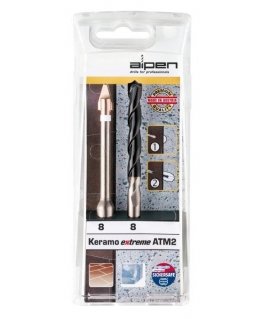 Drilled Drill Bit Set Keramo-Extreme 10 mm Alpen 003001021